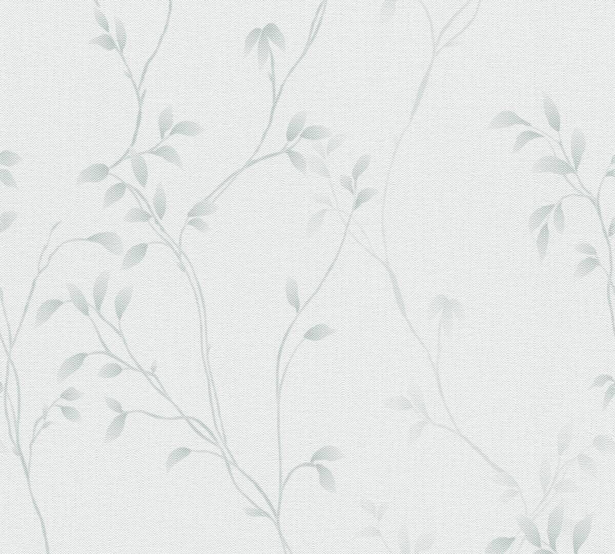 A.S.Creation Vliestapete weiß grau B/H/D: ca. 53x1005x8,8 cm