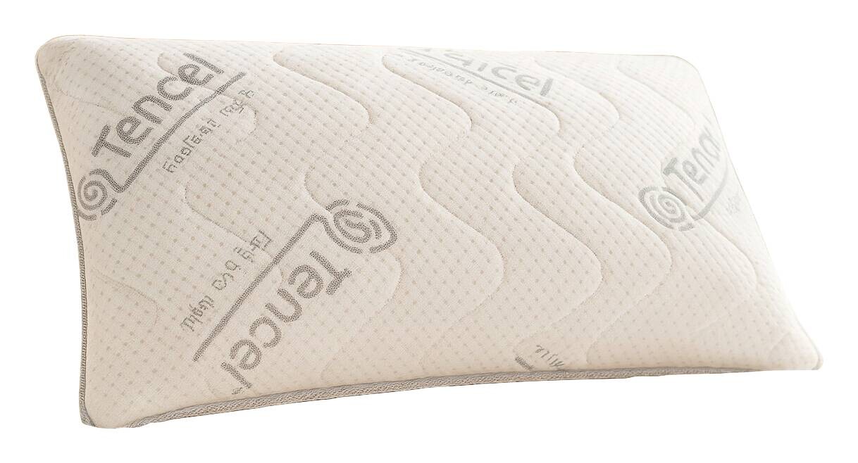 Nackenstützkissen weiß Bezug: 50% Polyester, 50% Viskose Füllung: 100% Polyurethan B/L: ca. 80x40 cm