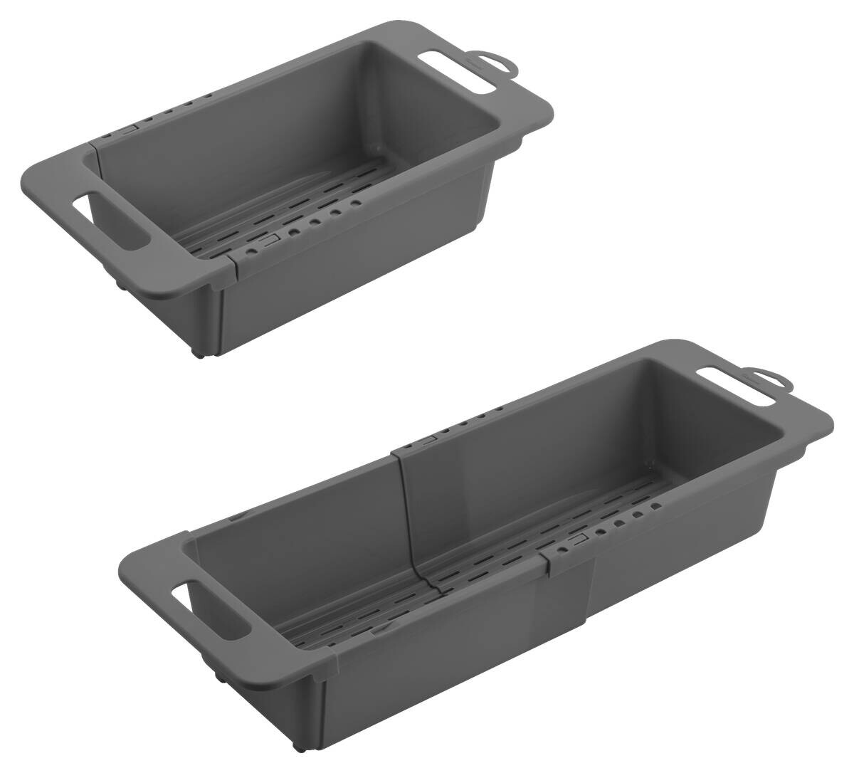 Metaltex Haushaltshelfer grau Kunststoff B/H/L: ca. 18x37,8x10 cm