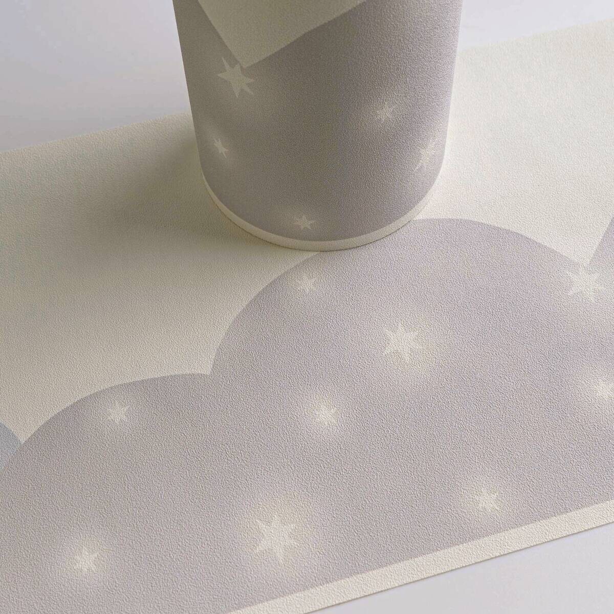 A.S.Creation Bordüre blau grau weiß B/H/D: ca. 17x500x6,8 cm