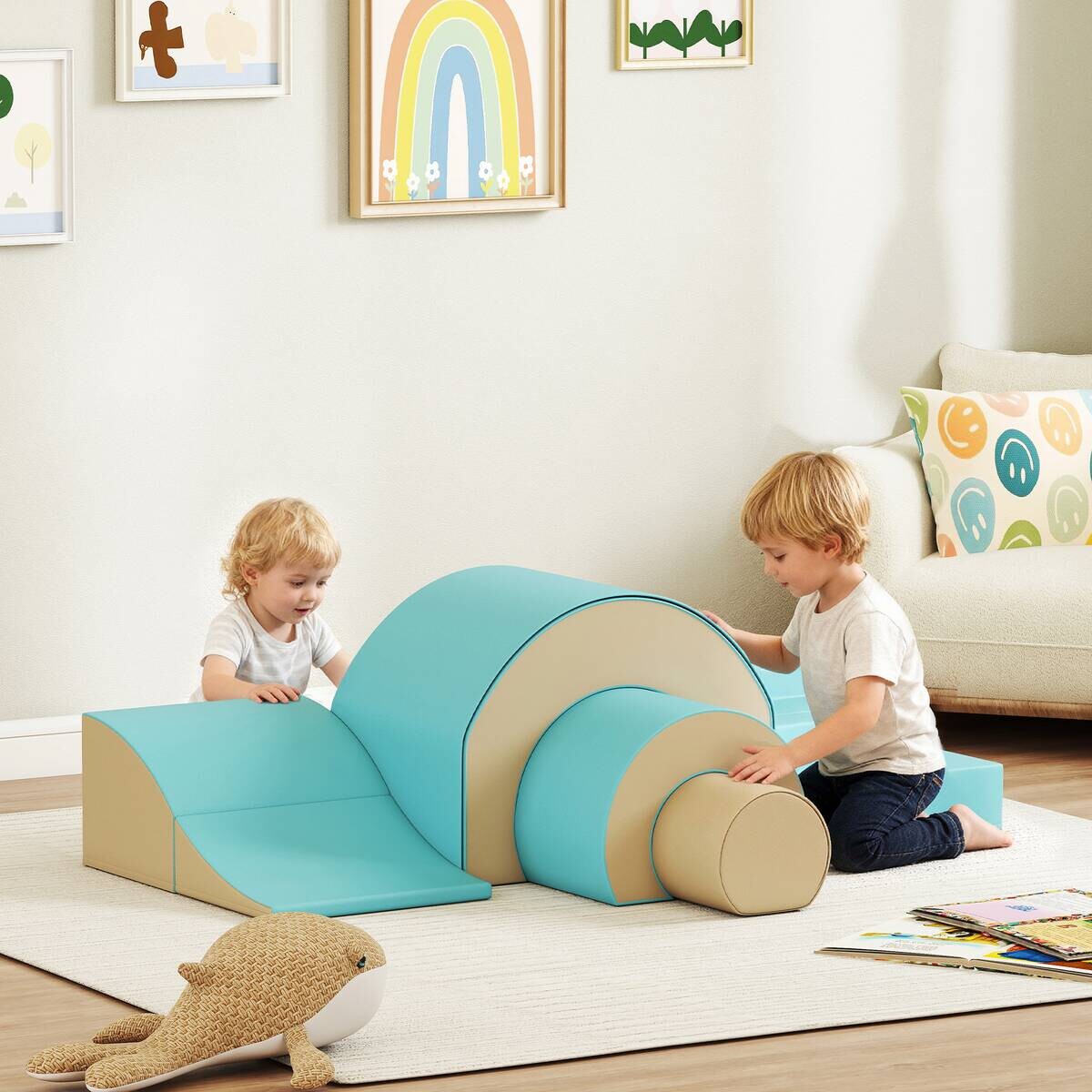 AIYAPLAY Schaumstoffbausteine B/H/L: ca. 39x44x181 cm