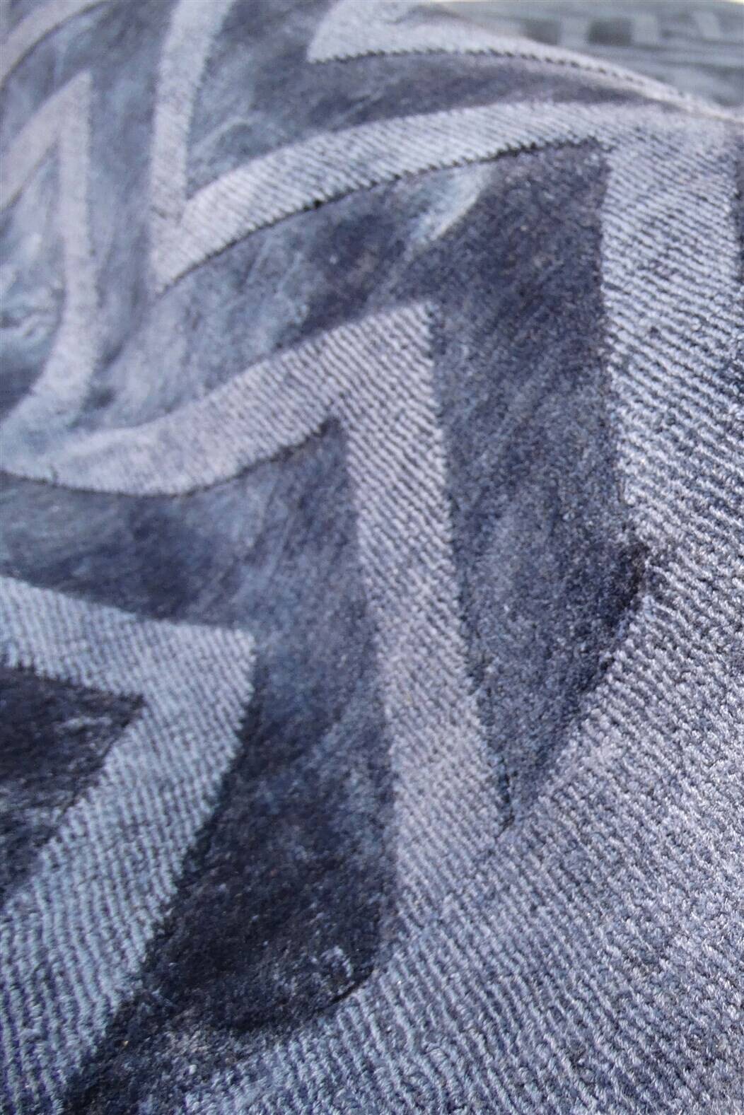 Kayoom Kurzflorteppich Luxury 410 marine B/H/L: ca. 120x0,8x170 cm