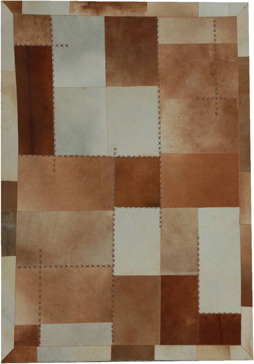Kayoom Kurzflorteppich Mystic 110 braun B/L: ca. 120x170 cm
