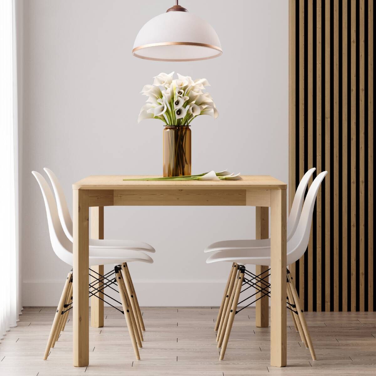 Lamkur Pendelleuchte Retro II braun Stahl Glas H/L: ca. 45x30 cm E27 1 Brennstellen