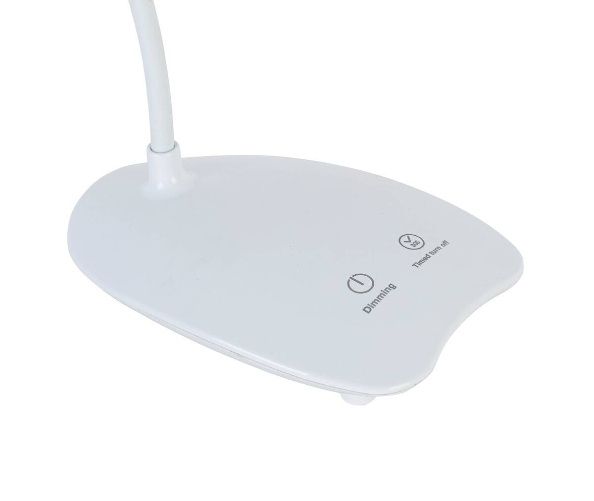 Nolo Tischleuchte Elena weiß Kunststoff B/H/L: ca. 8,5x47x18 cm