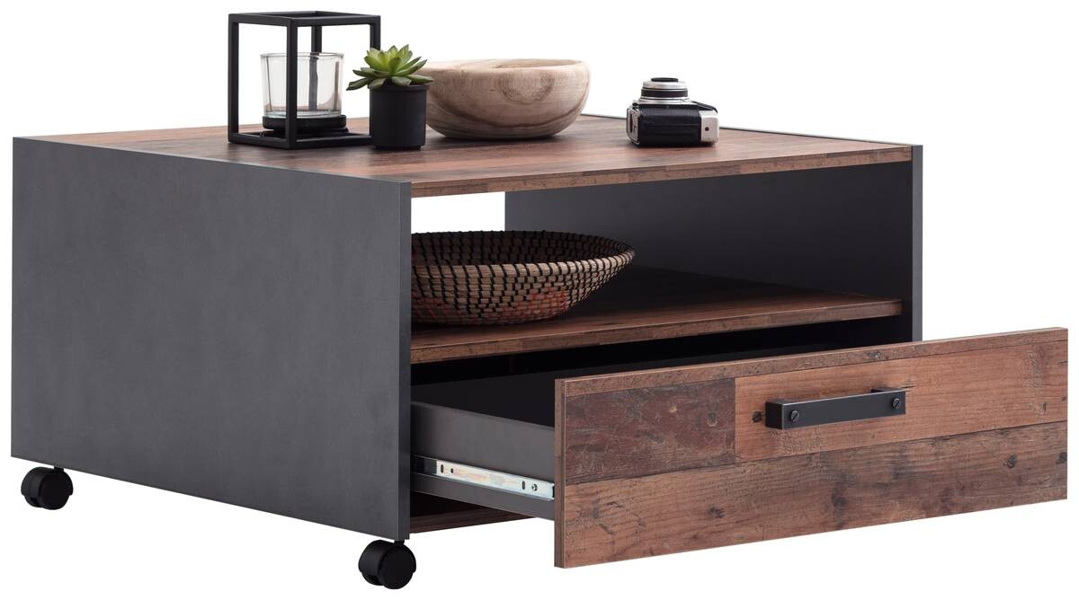 Trendteam Couchtisch Universal Old Wood B/H/T: ca. 70x40x70 cm