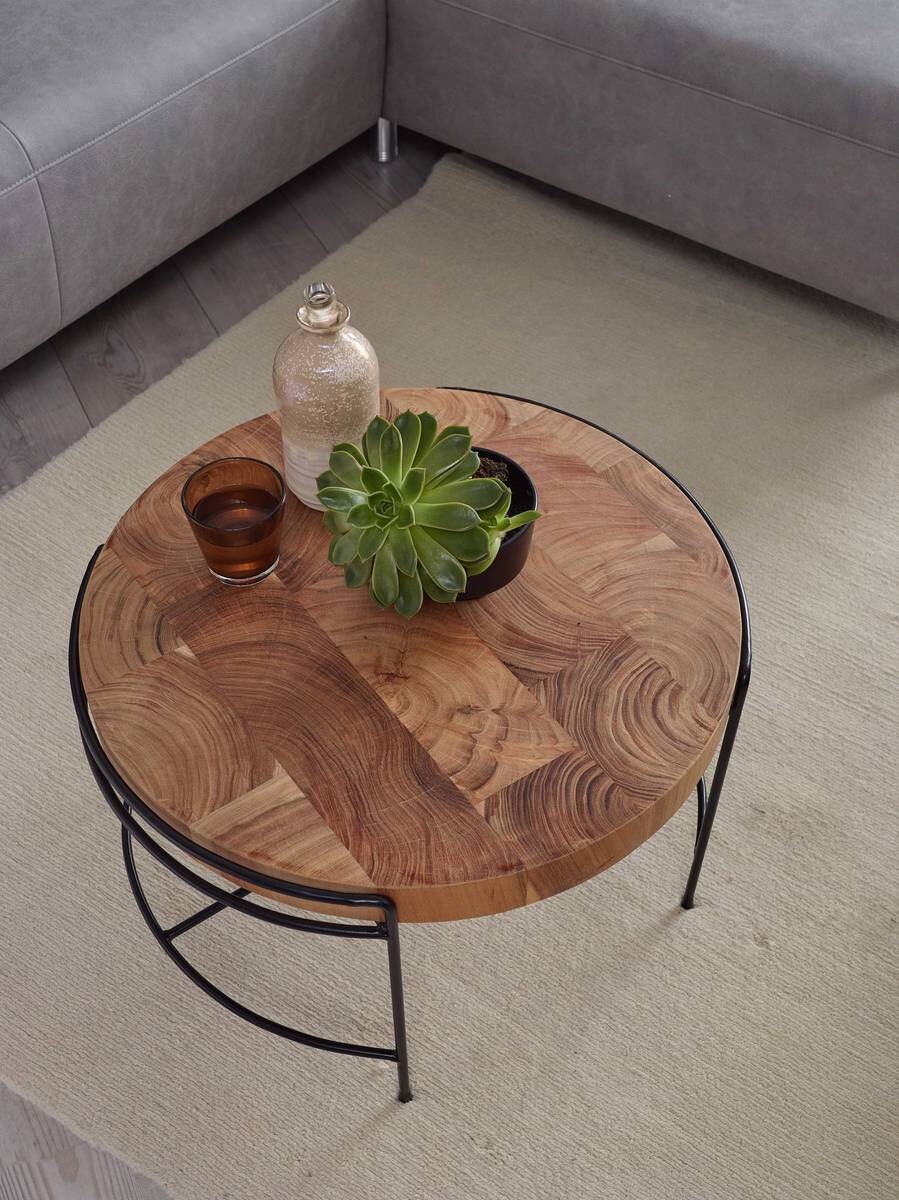 Couchtisch braun B/H/T: ca. 62x40x62 cm