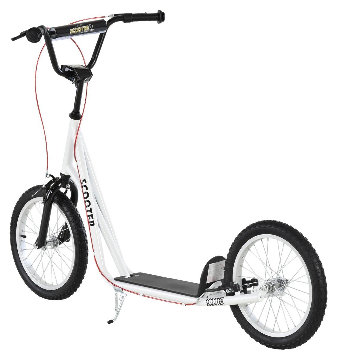 HOMCOM Kinderscooter weiß
