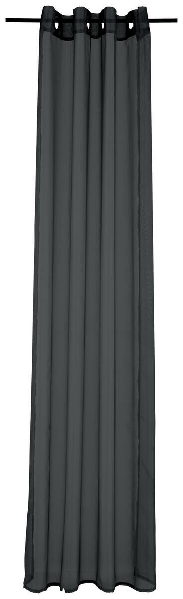 POCOline Ösenvorhang Micha schwarz 100% Polyester B/L: ca. 135x235 cm