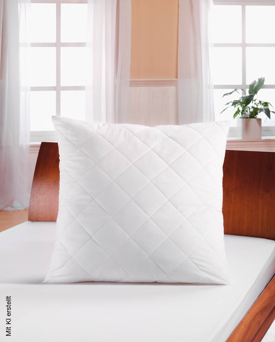 Kopfkissen Comfort weiß 100% Polyester B/L: ca. 80x80 cm