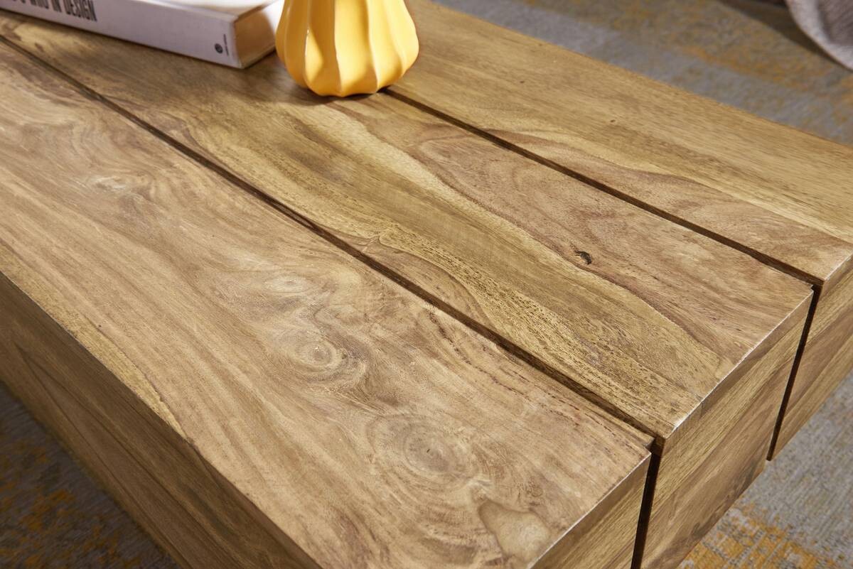 Couchtisch natur B/H/T: ca. 120x30x45 cm
