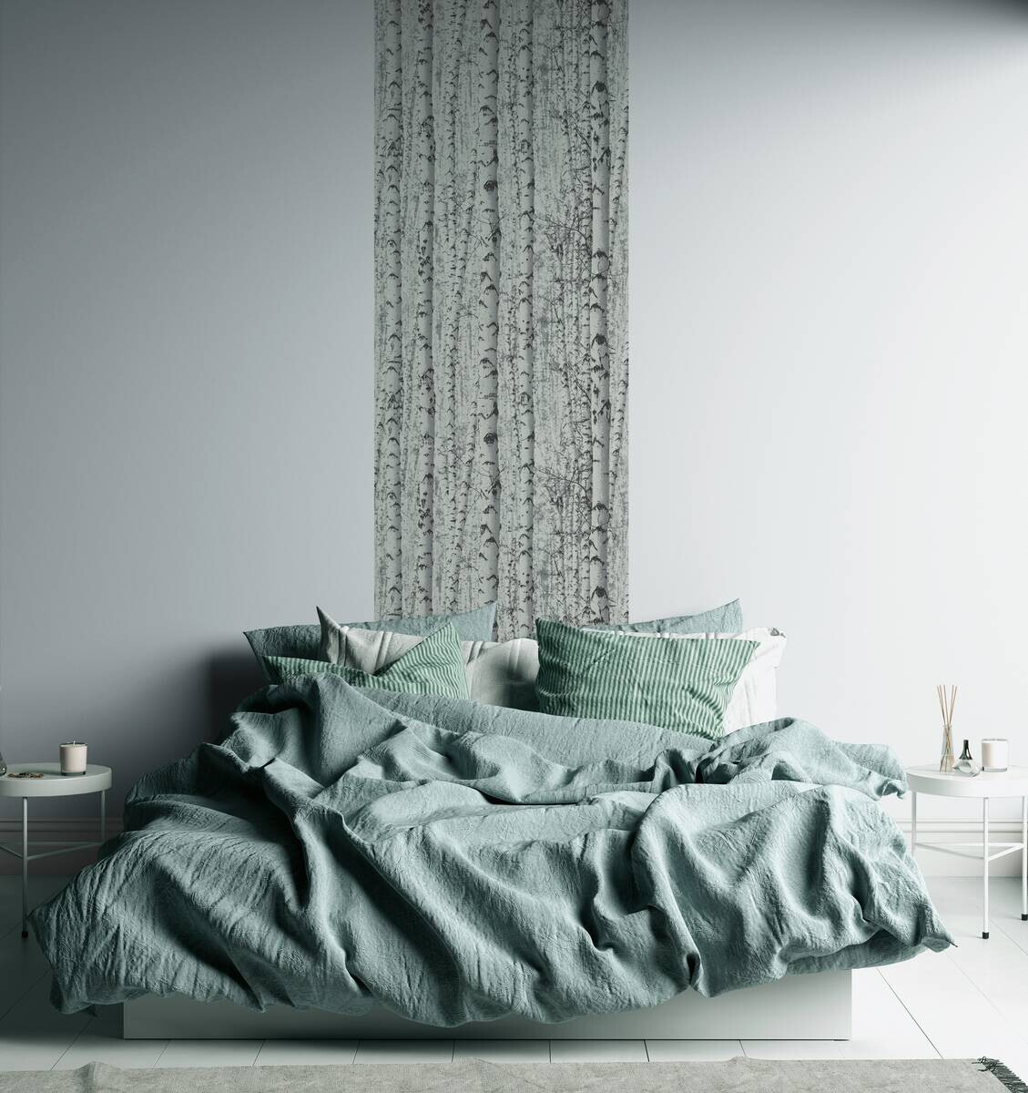 A.S.Creation Tapete grau schwarz weiß B/H/D: ca. 52x250x7,5 cm