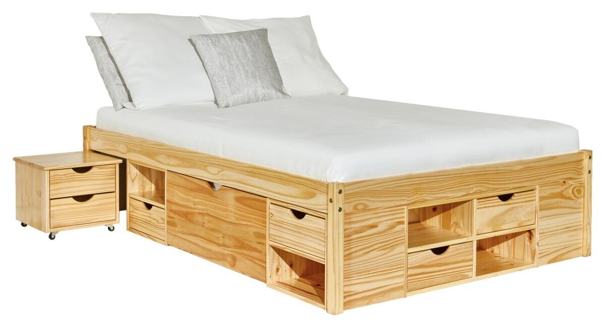 Funktionsbett Claas natur Liegefläche B/L: ca. 140x200 cm