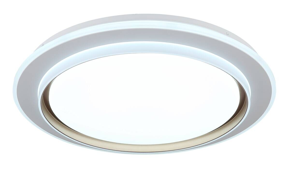 GLOBO Deckenventilator weiß Acryl Metall Kunststoff B/H/L: ca. 7,5x49x49,5 cm