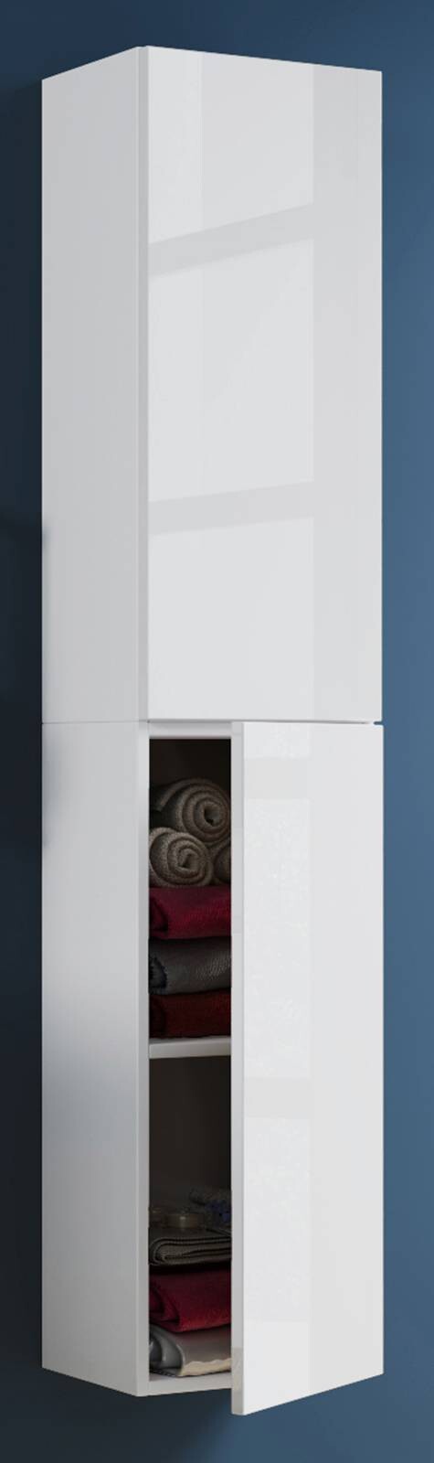 Hochschrank Lendas weiß B/H/T: ca. 33x150x22 cm