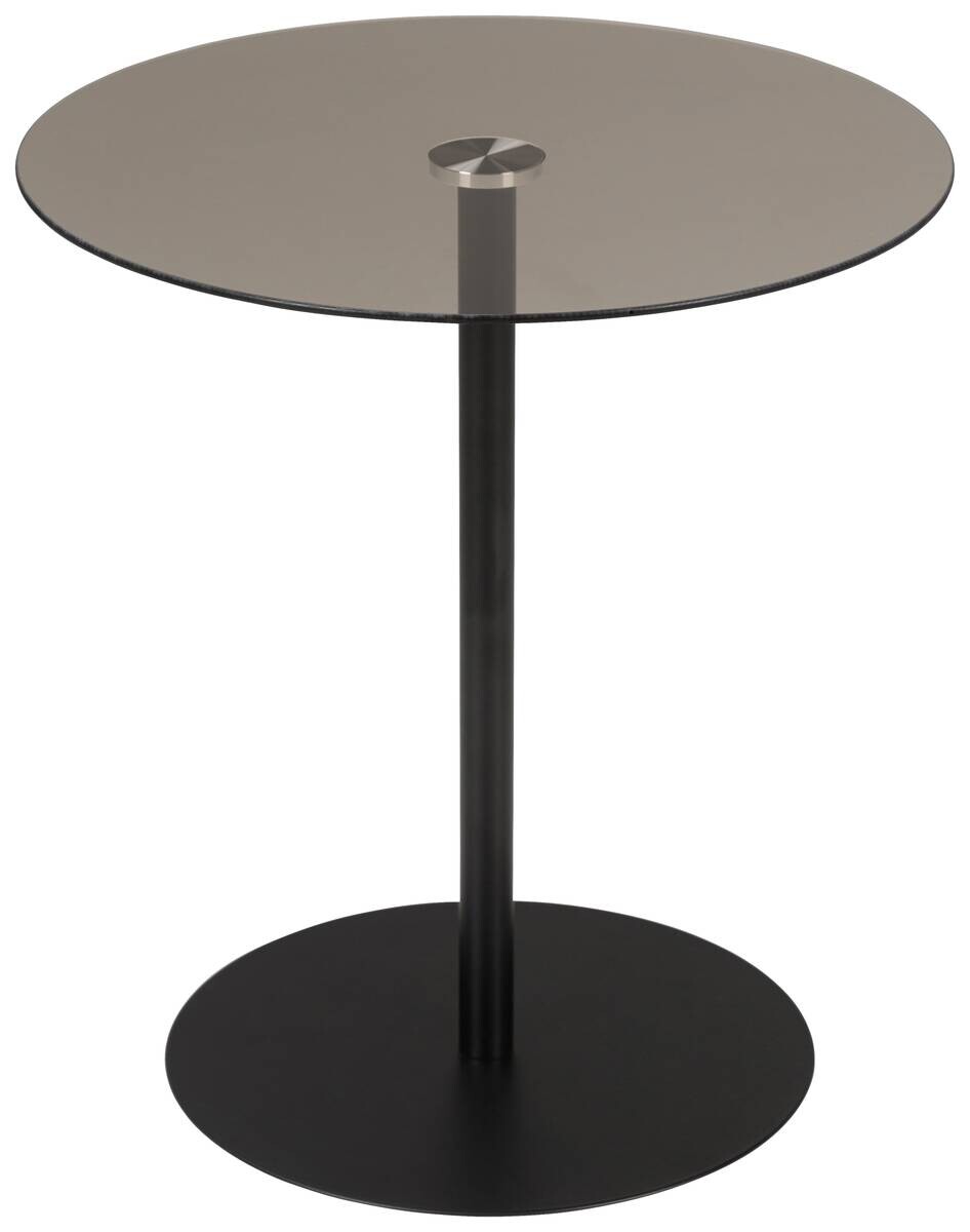 Beistelltisch Betty grau Glas H/D: ca. 44x40 cm