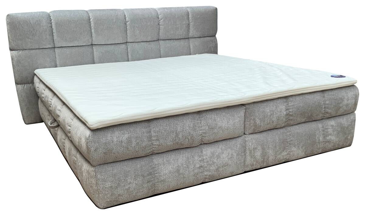 Boxbett hellgrau Liegefläche B/L: ca. 180x200 cm