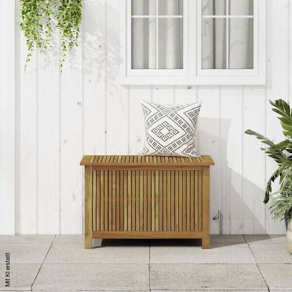 vidaXL Aufbewahrungsbox braun Akazie B/H/T/L: ca. 50x58x50x90 cm