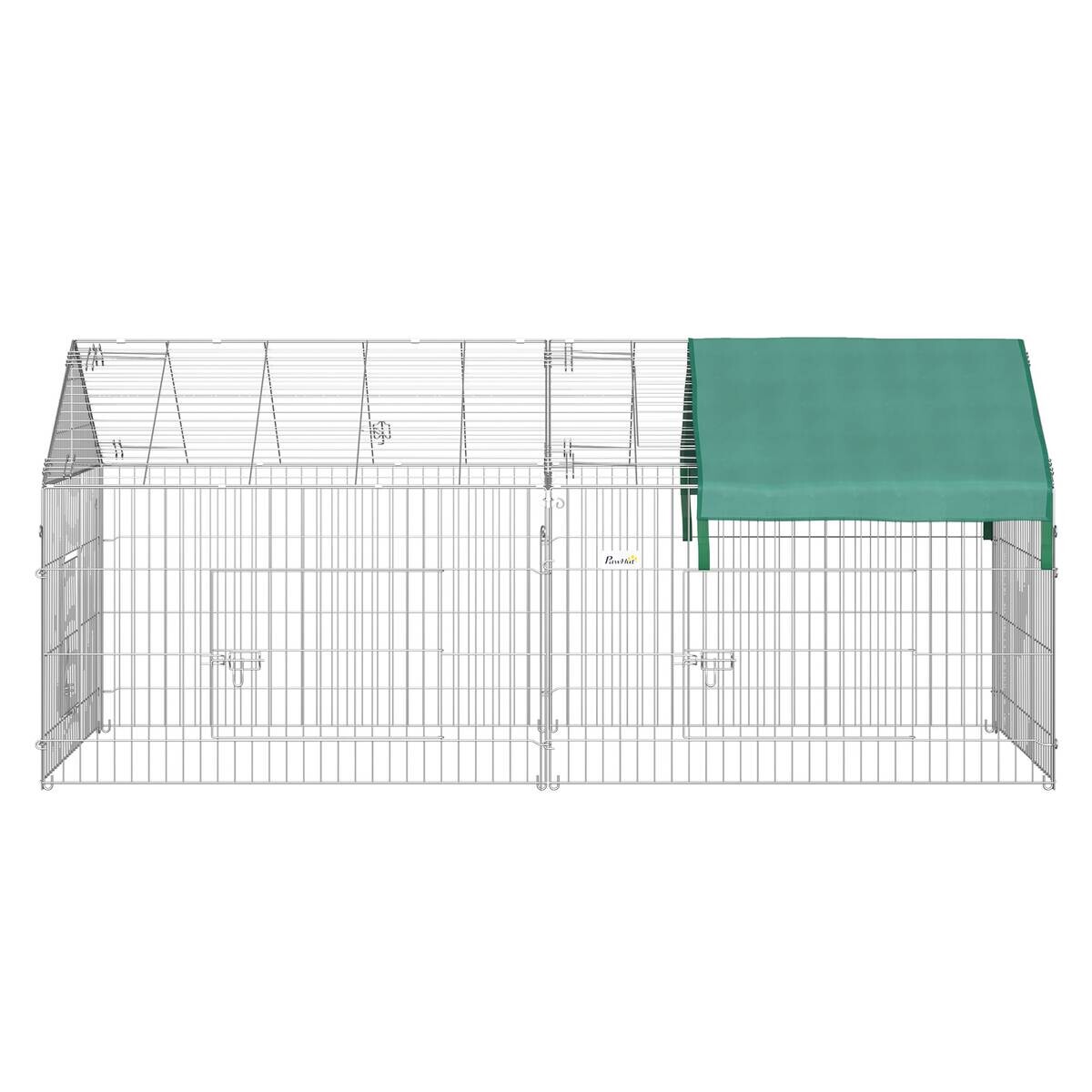 PawHut Gehege grün Polypropylen B/H/L: ca. 103x220x103 cm
