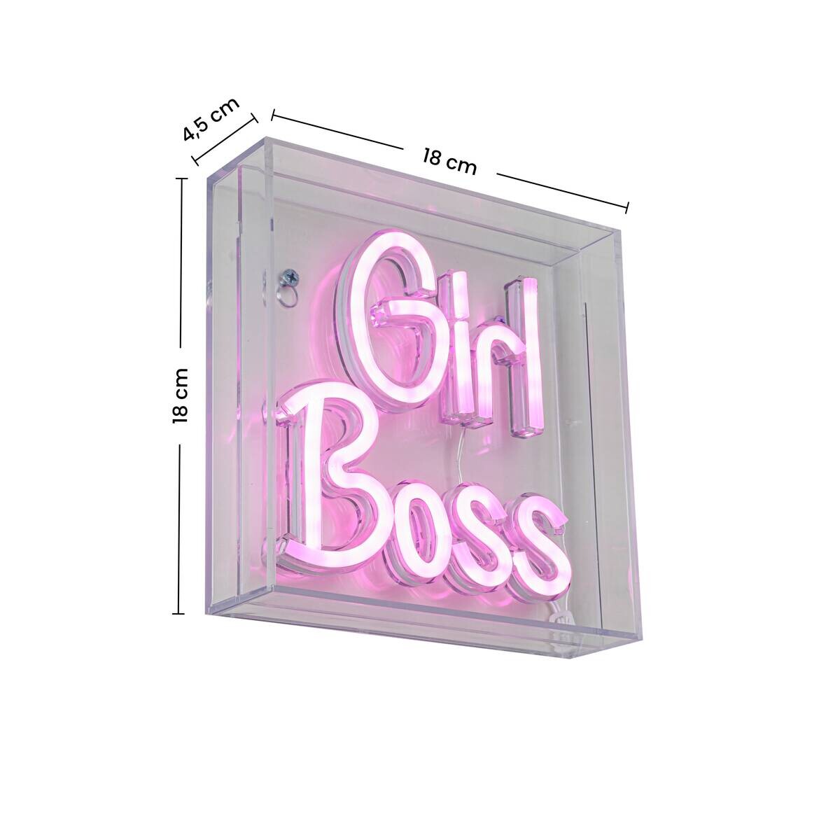 Nolo LED-Dekoleuchte Boss B/H/T: ca. 19x19x4,6 cm