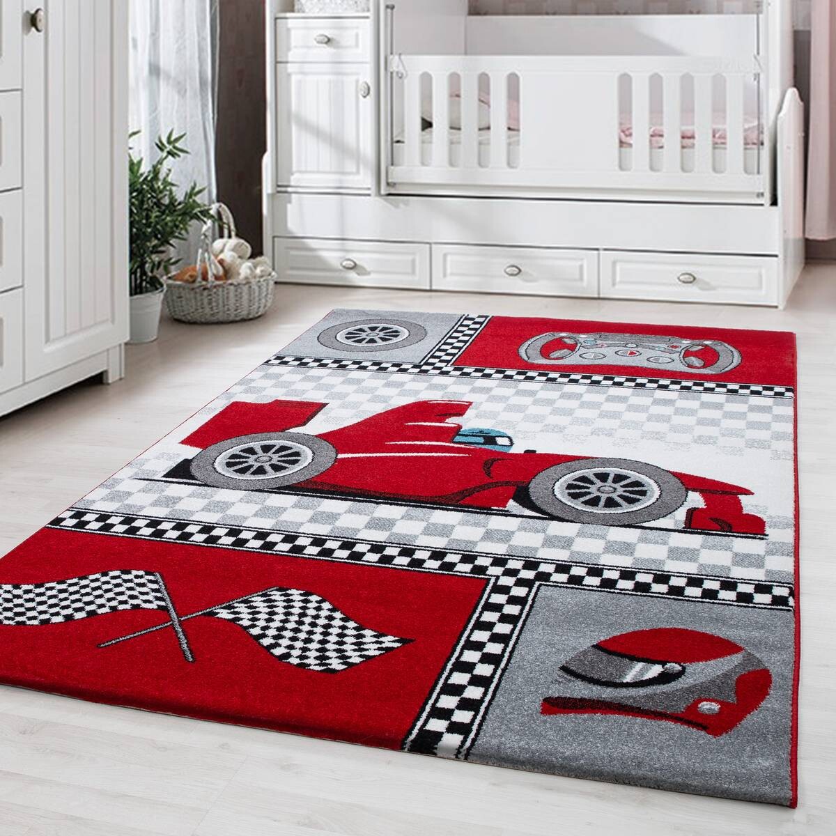 Ayyildiz Teppich KIDS rot B/L: ca. 80x150 cm