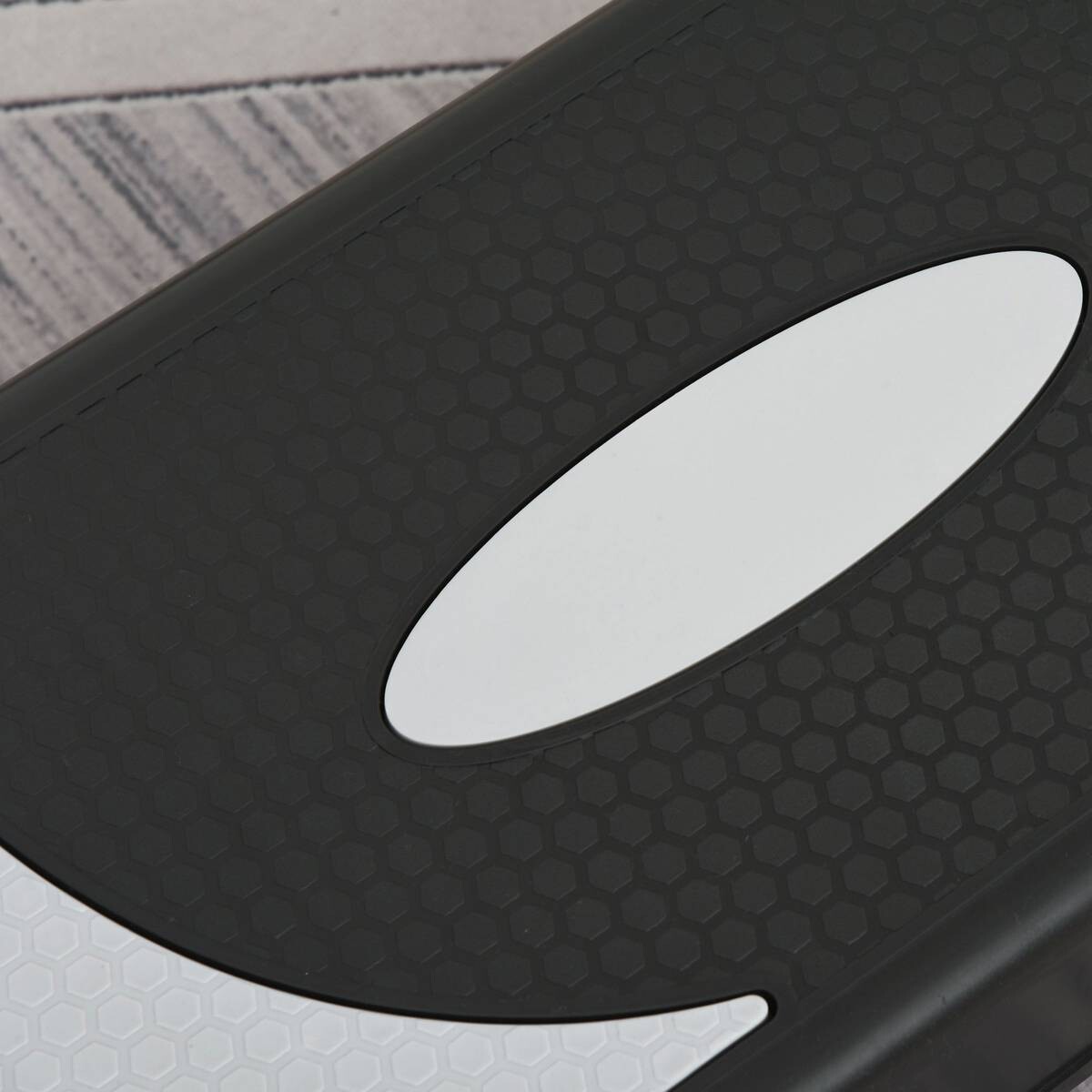 HOMCOM Steppbrett schwarz Kunststoff B/H/L: ca. 31x20x80 cm