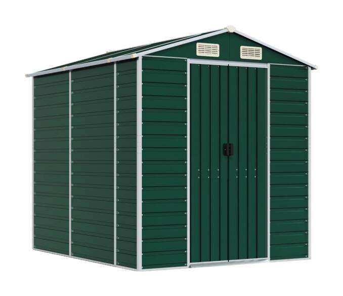 vidaXL Gartenhaus grün B/H/T: ca. 191x198x215 cm