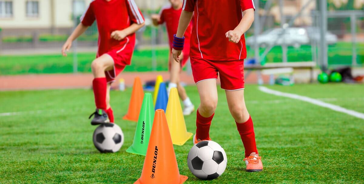 Dunlop Pylonen orange B/H/L: ca. 14x24x14 cm