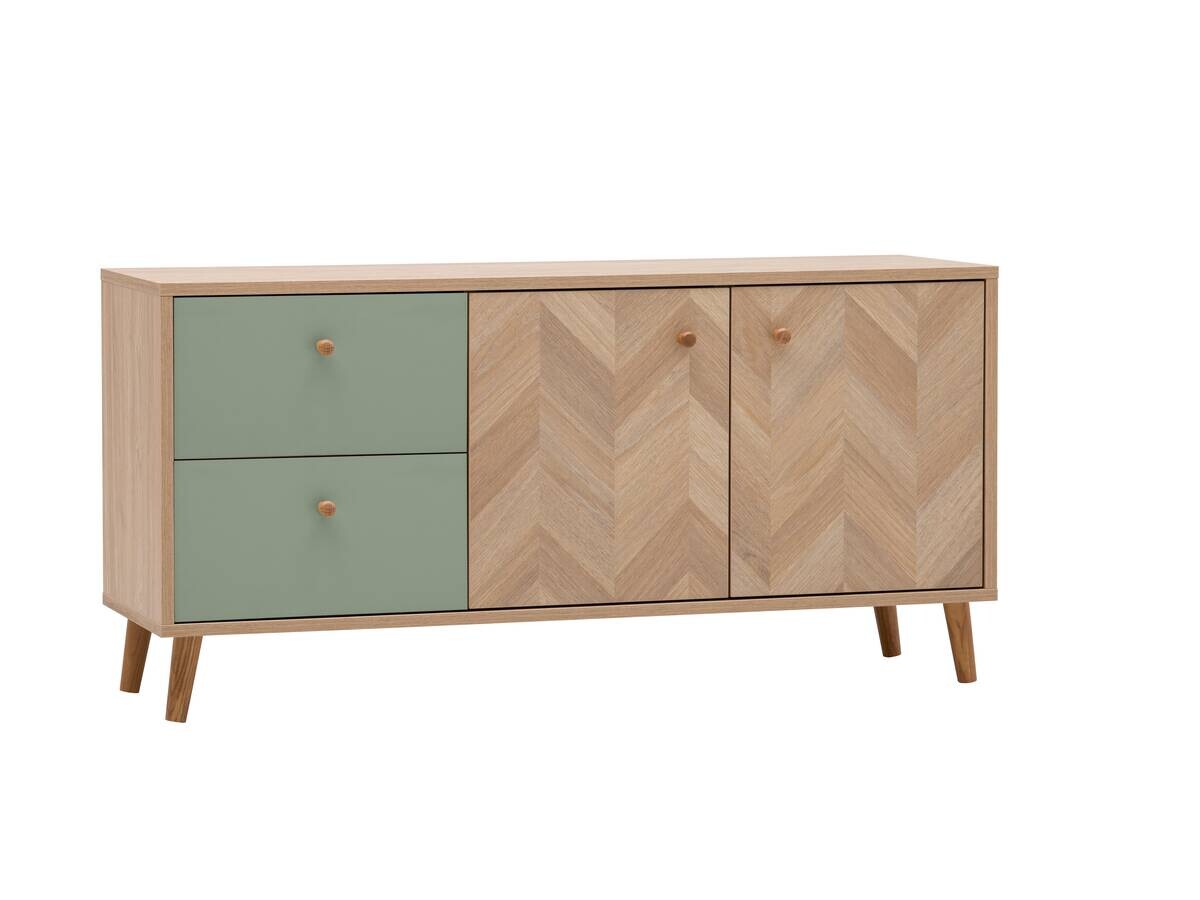 Lowboard Visby Eiche Nachbildung Pistazie B/H/T: ca. 109x44,1x33,05 cm