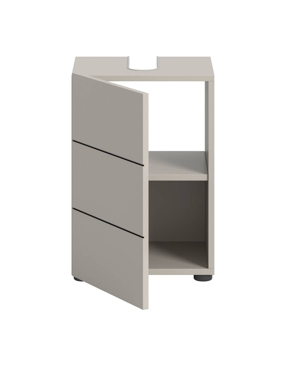 Waschbeckenunterschrank VIRA Cashmere schwarz B/H/T: ca. 38x56x34 cm