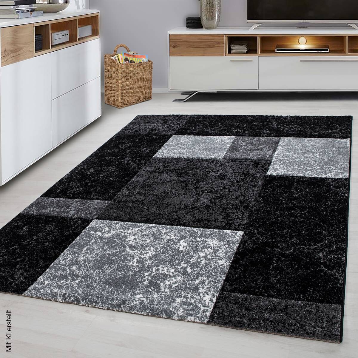 Ayyildiz Teppich HAWAII schwarz B/L: ca. 200x290 cm