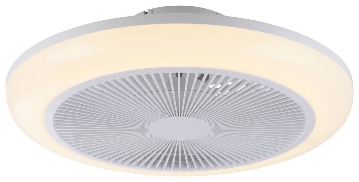 Just Light LED-Deckenventilator Brenda B/H/L: ca. 46x14x46 cm max. 22 W