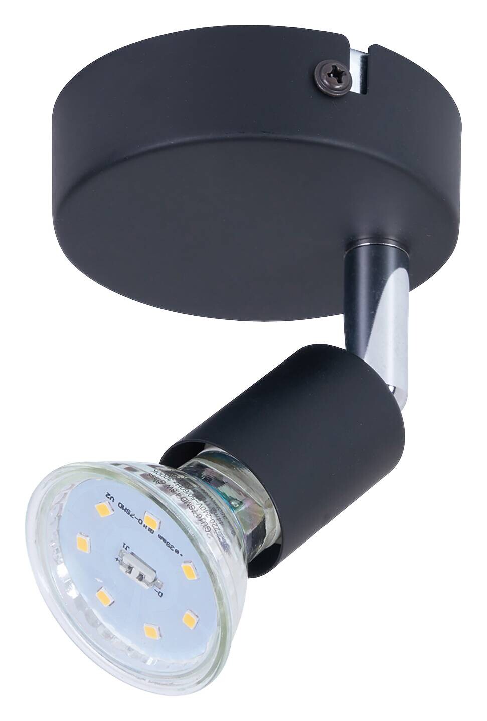 POCOline Spot Boris schwarz B/H/L: ca. 8x8x10 cm 1 Brennstellen