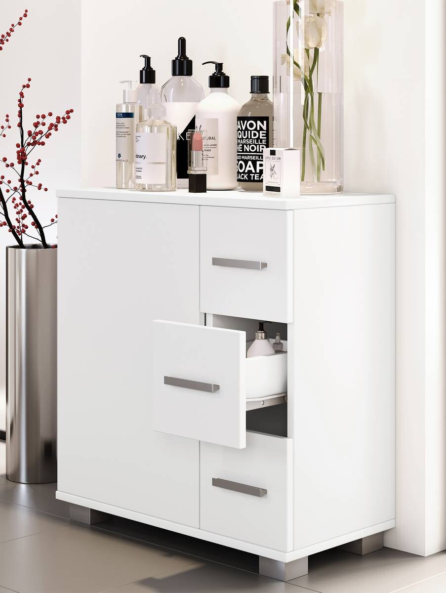 Midischrank Zalo weiß B/H/T: ca. 60x65x30 cm