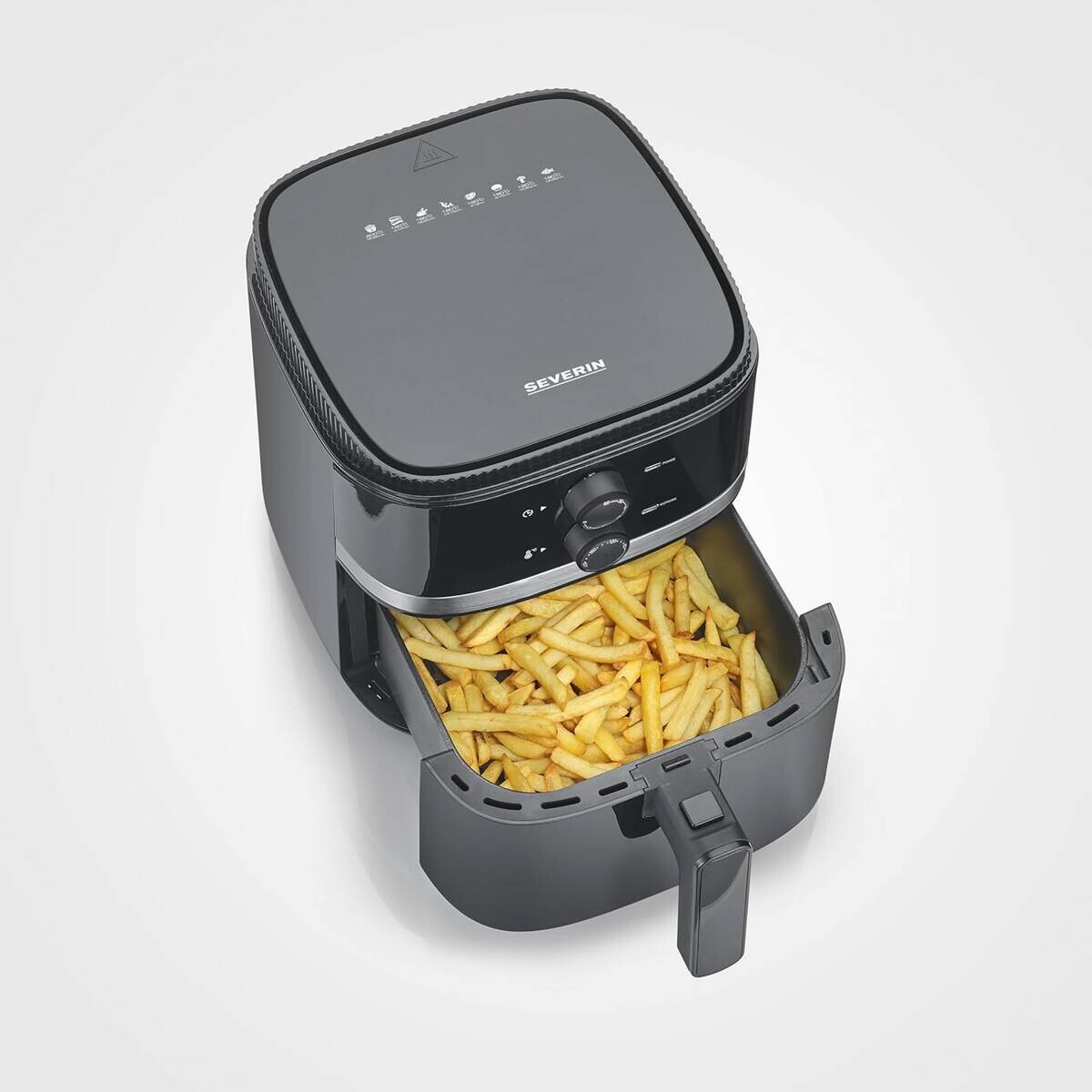 Severin Heißluftfritteuse FR 2452 schwarz Kunststoff B/H/L: ca. 35x32,5x35 cm ca. 5 l