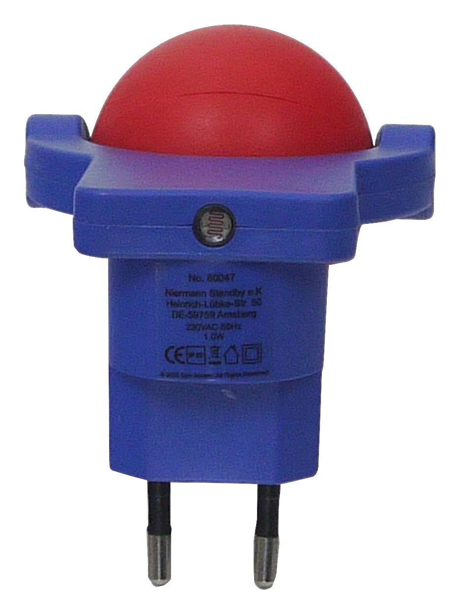 Niermann Stecker-Nachtlicht Paw Patrol dunkelblau rot Kunststoff