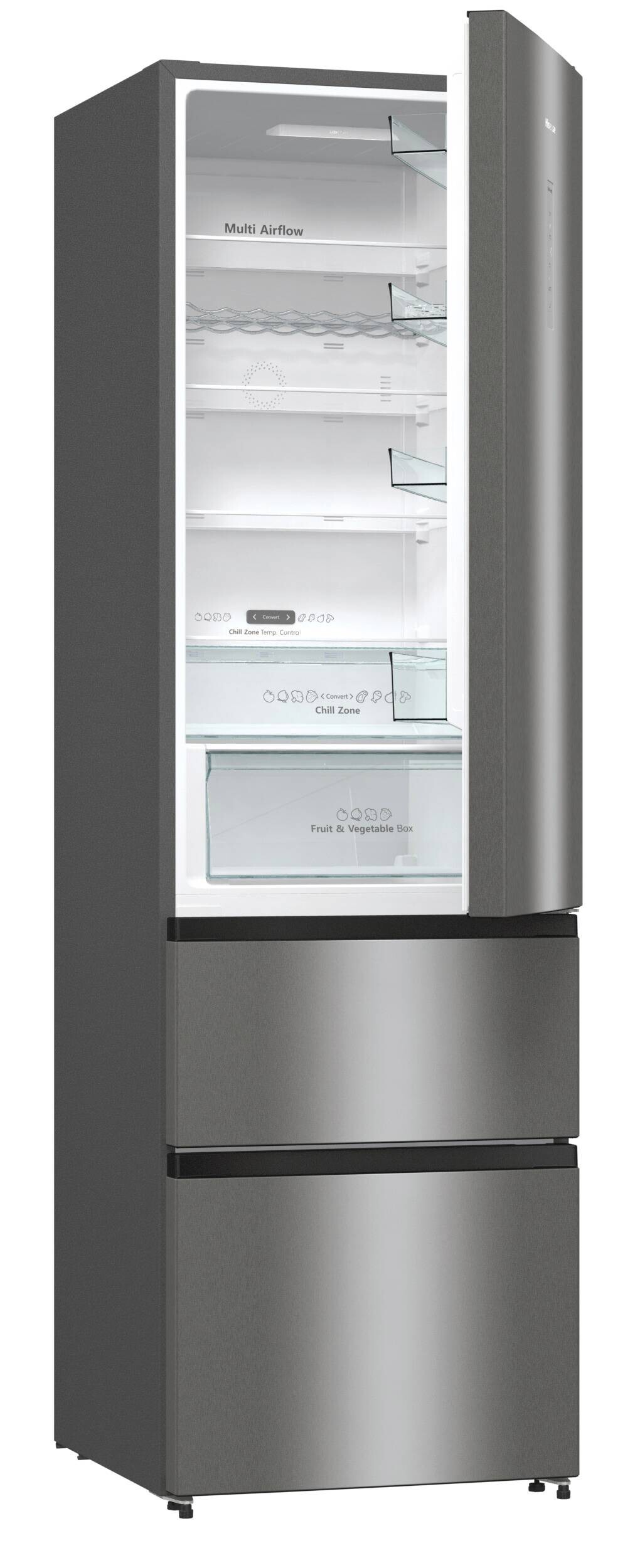 Hisense Kühl-/Gefrierkombination RM469N4ACD Silbergrau