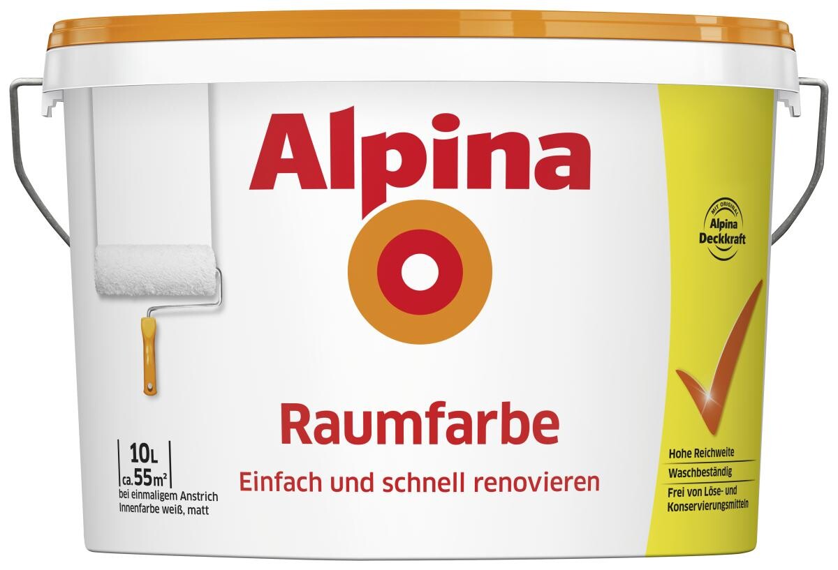 Alpina Raumfarbe weiß ca. 10 l