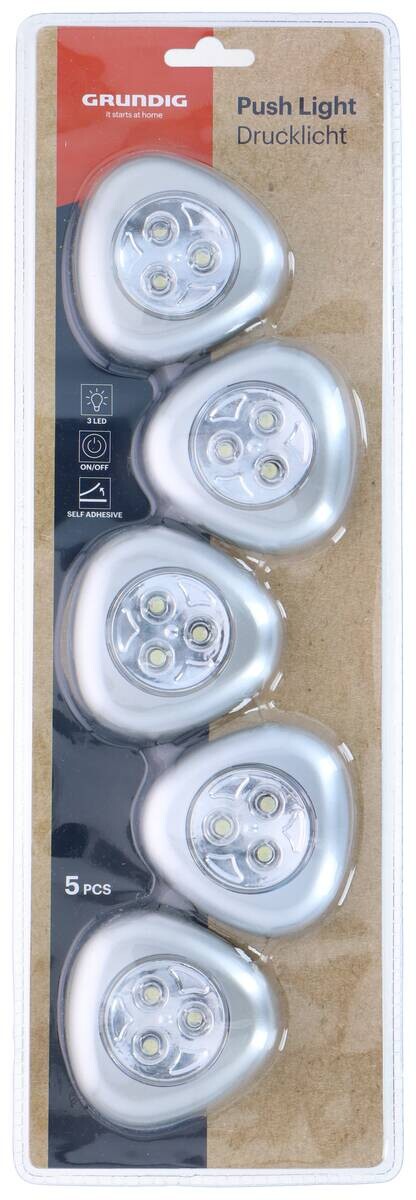 LED-Strahler silber B/H/L: ca. 3,5x38,7x13 cm 6 Brennstellen