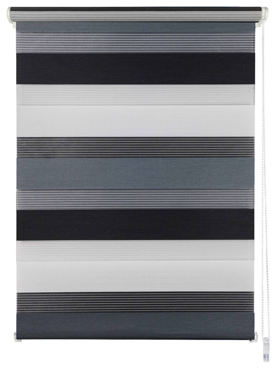 Doppelrollo Just-Triple grau B/L: ca. 140x160 cm