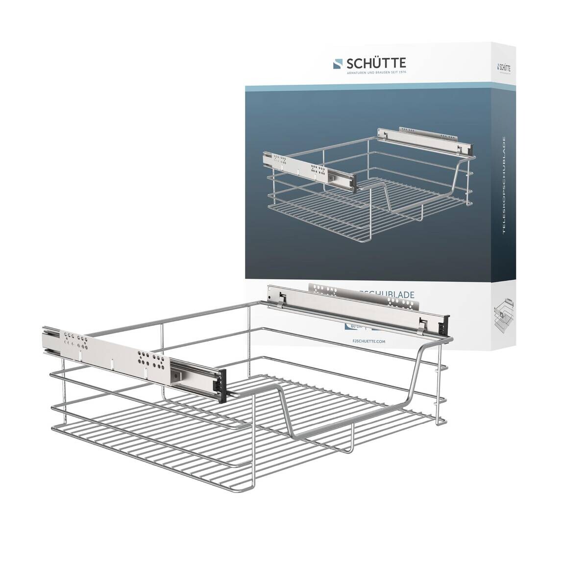 Eyckhaus Teleskopschublade Chrom Chrom