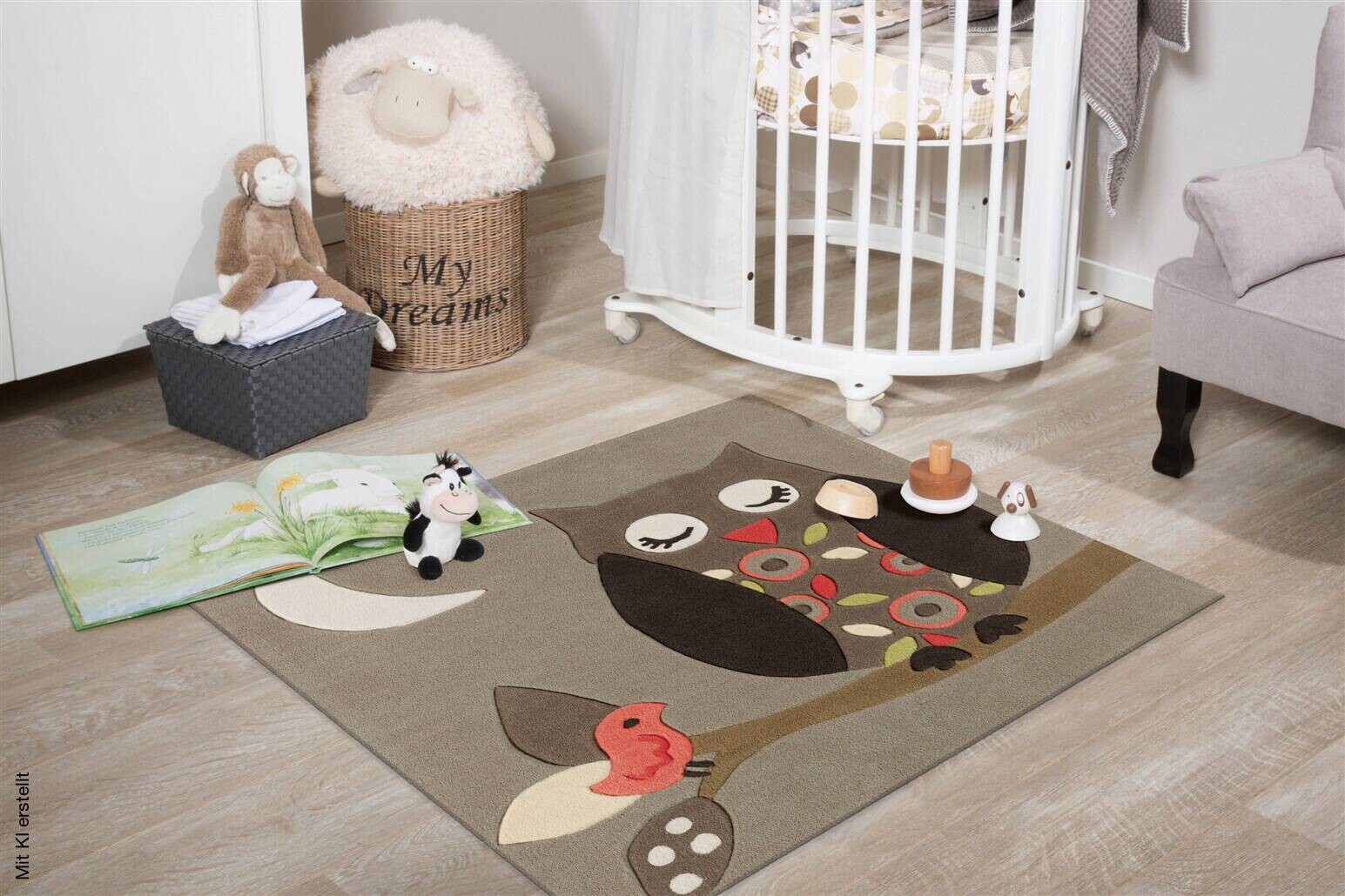 Arte Espina Kurzflorteppich Joy 4190 mehrfarbig B/L: ca. 130x130 cm