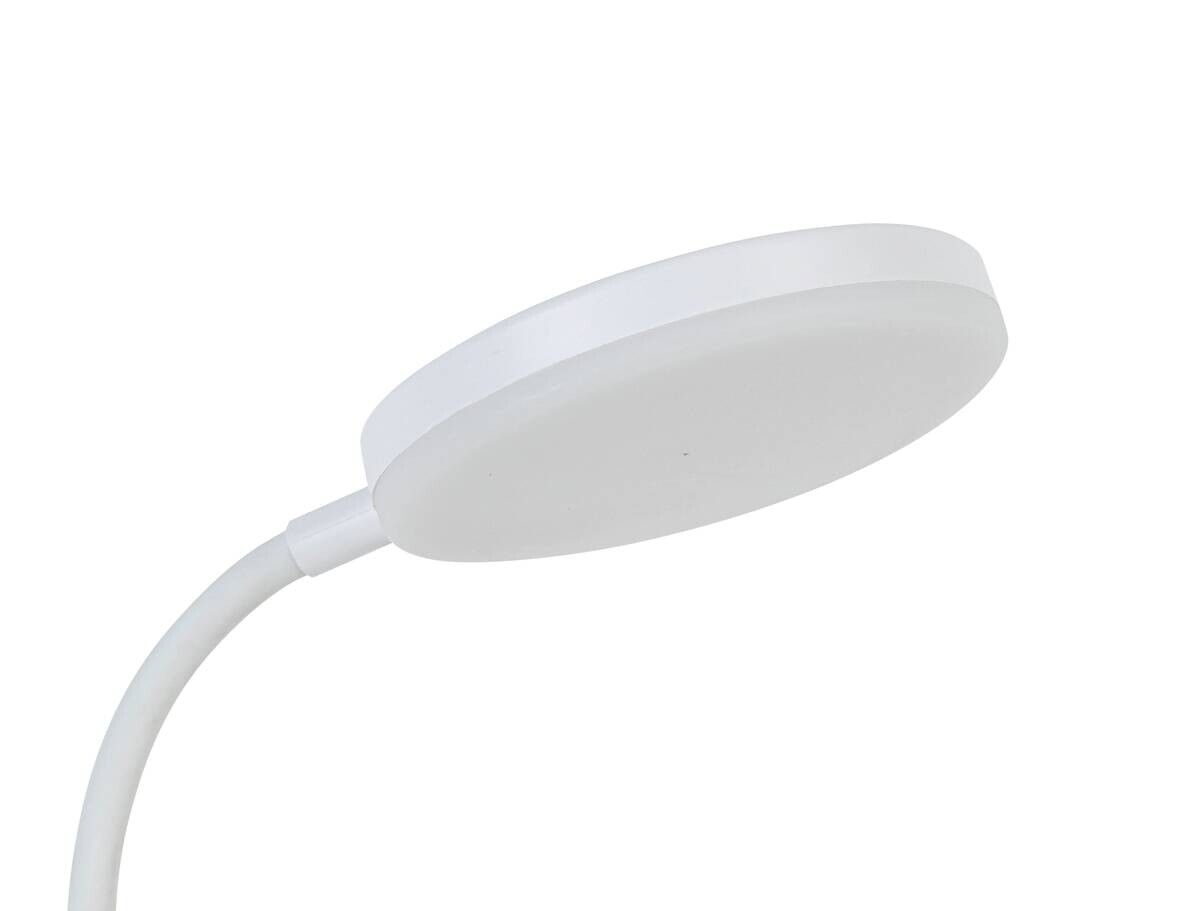 Nolo Tischleuchte Noah weiß Kunststoff B/H/L: ca. 6,5x52x14 cm