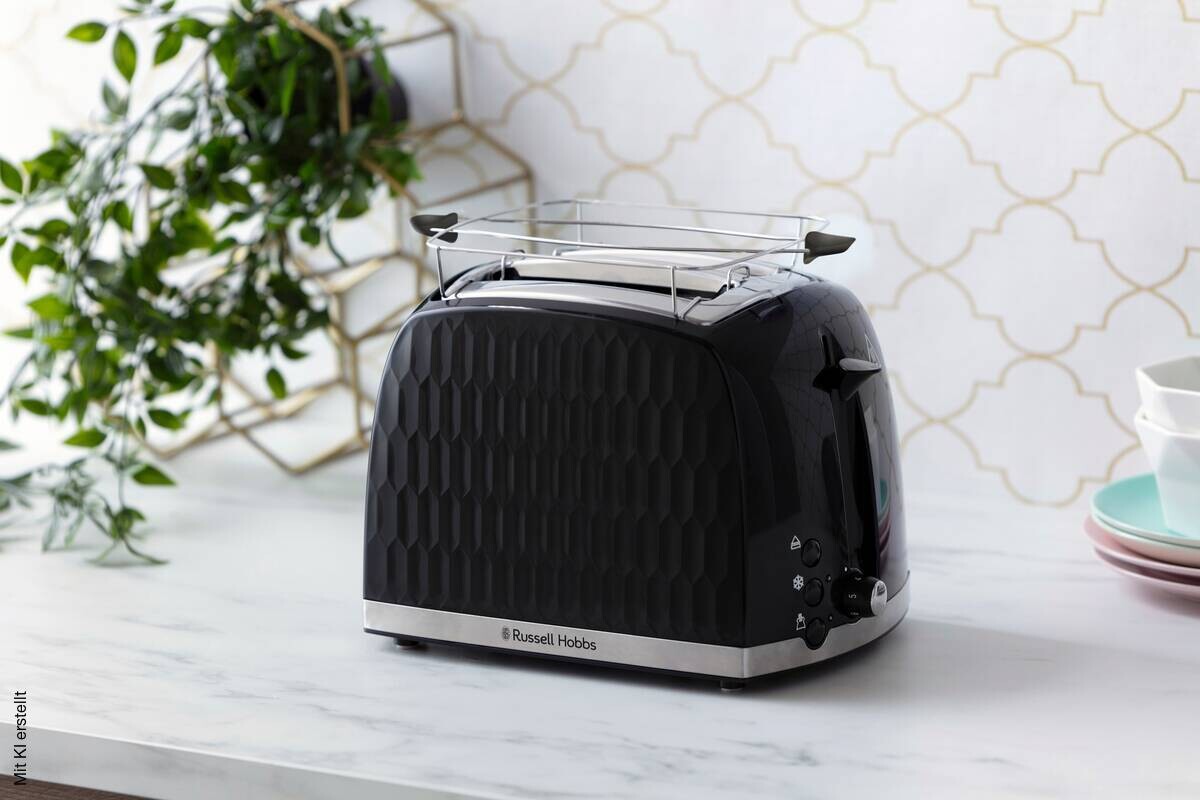 Russell Hobbs Toaster 26061-56 schwarz Kunststoff Edelstahl B/H/L: ca. 18,2x22,1x27 cm