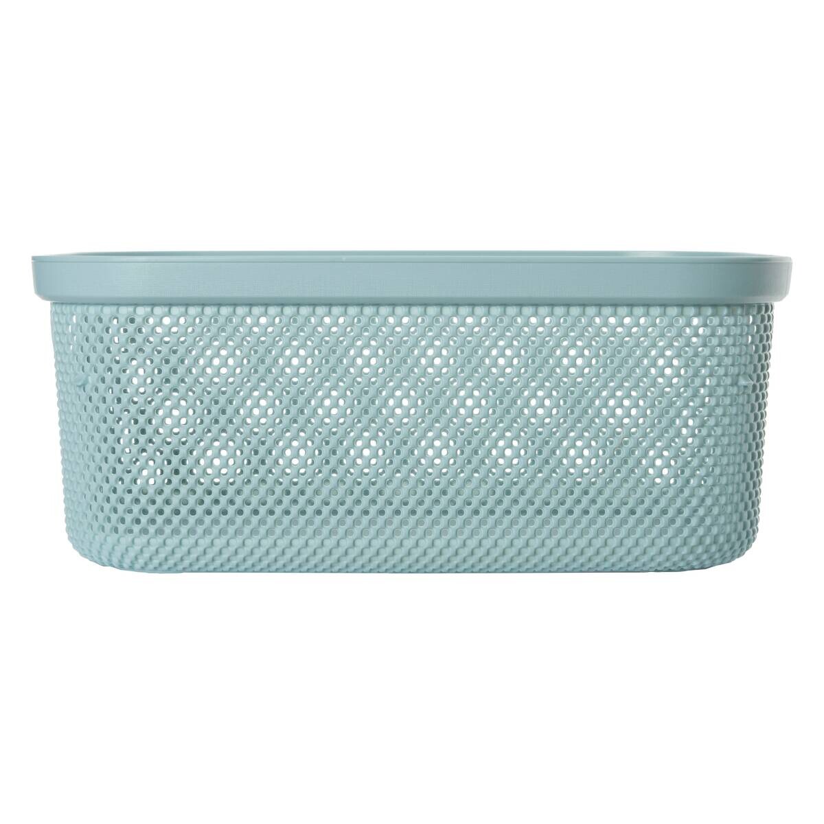 Aufbewahrungskorb blau B/H/L: ca. 28,5x38x15 cm