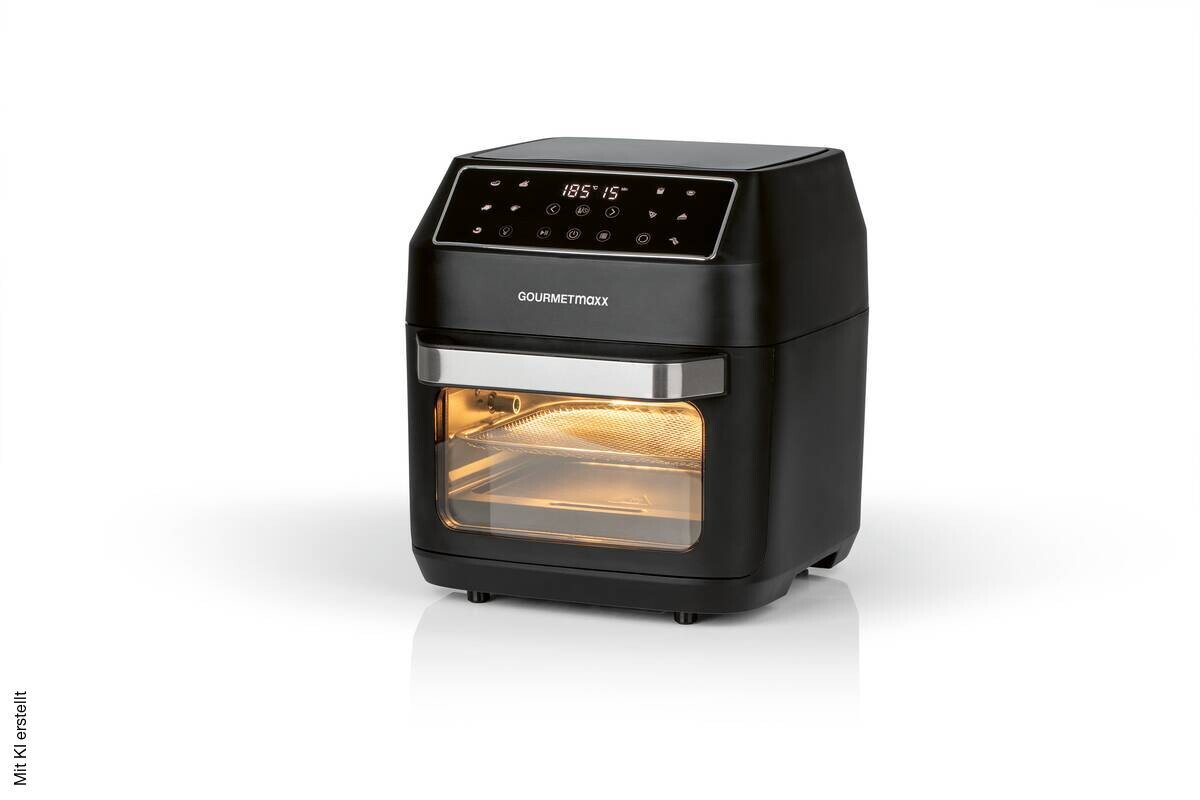 GOURMETmaxx Heißluftfritteuse 13606 schwarz Kunststoff B/H/L: ca. 32,5x34,5x35,8 cm ca. 12 l