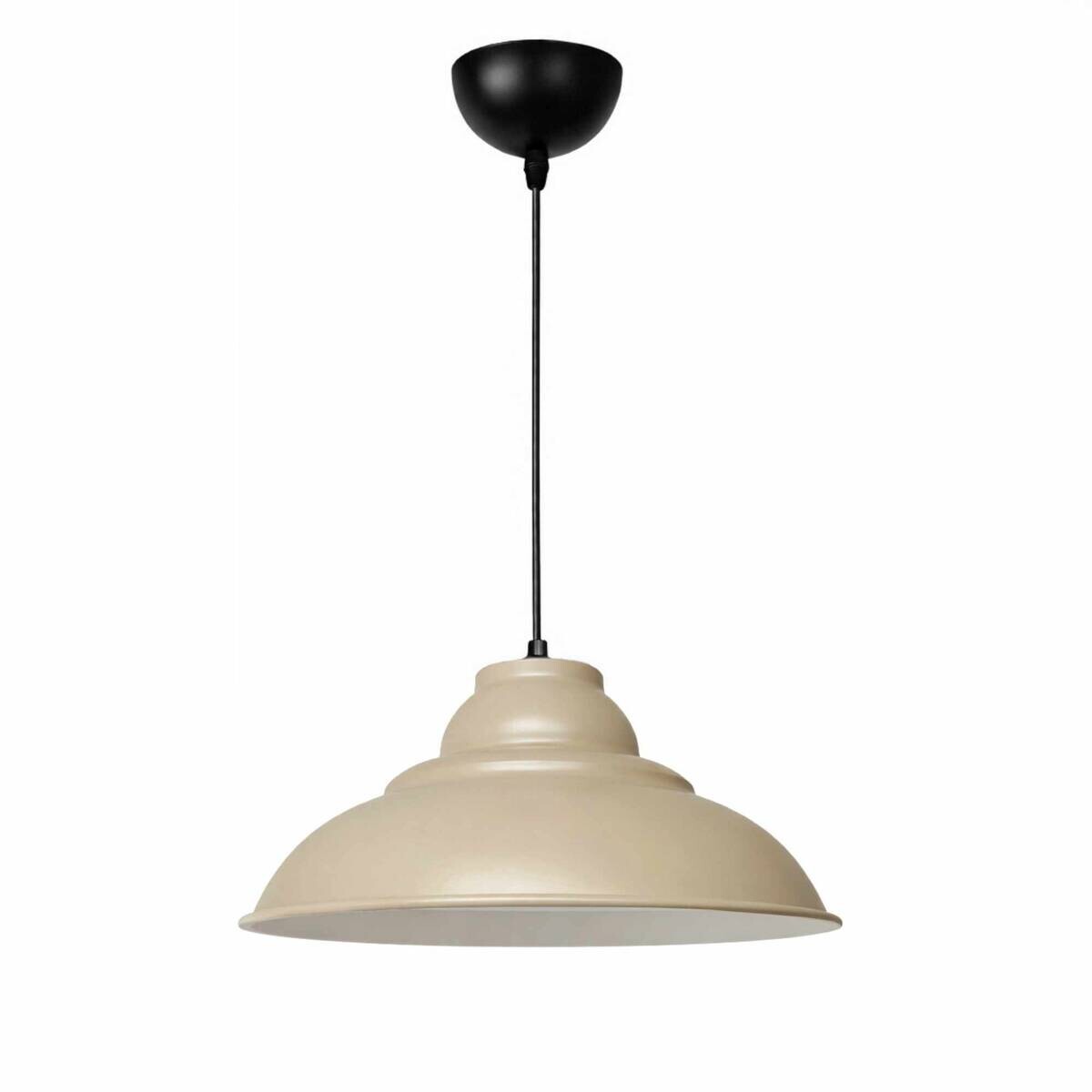 Opviq Pendelleuchte beige B/H/T: ca. 31x100x31 cm E27 1 Brennstellen