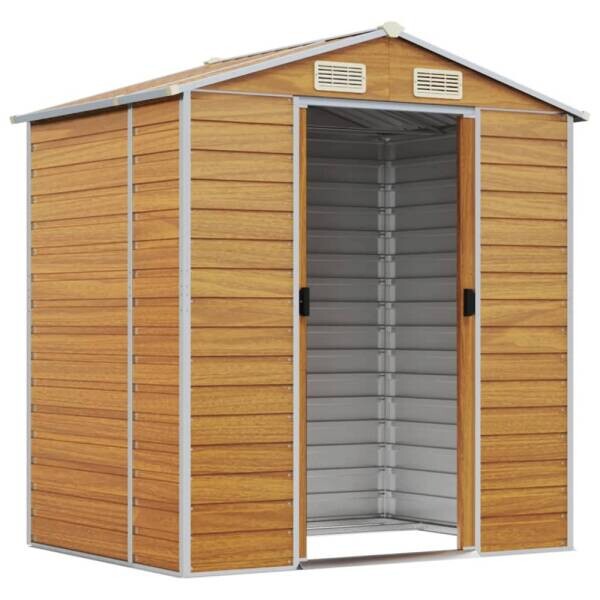 vidaXL Gartenhaus braun B/H/T: ca. 191x198x130 cm