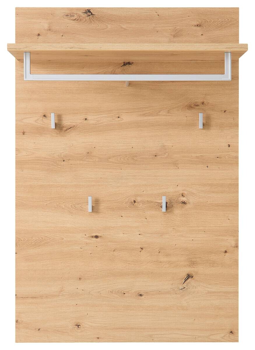 Garderobenpaneel Bari Eiche Artisan Nachbildung B/H/T: ca. 78x117x30 cm