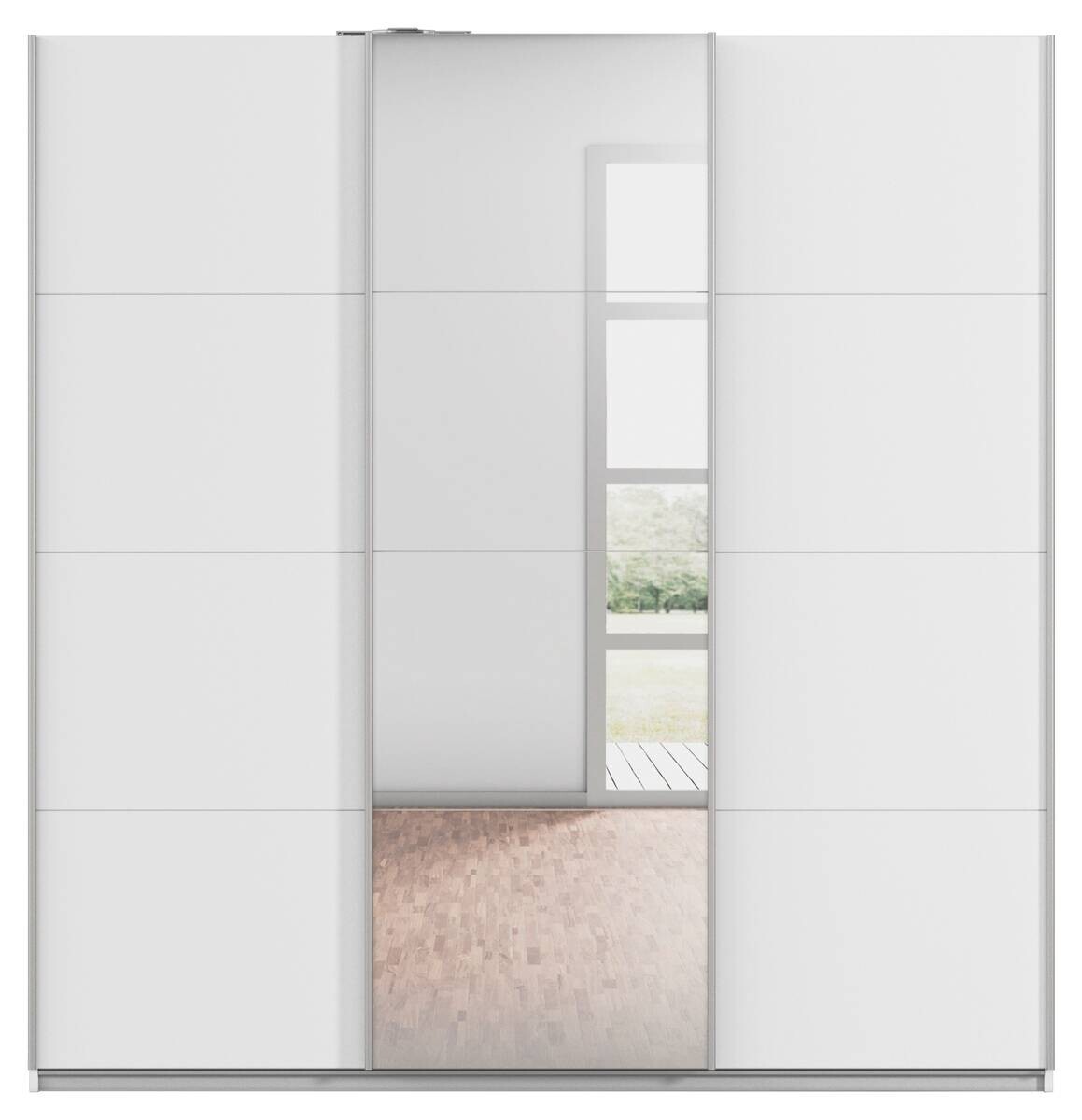 Kleiderschrank Kulmbach Alpinweiß B/H/T: ca. 203x210x62 cm